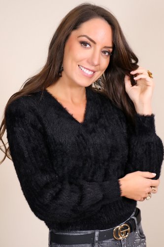 Pull noir Lara
