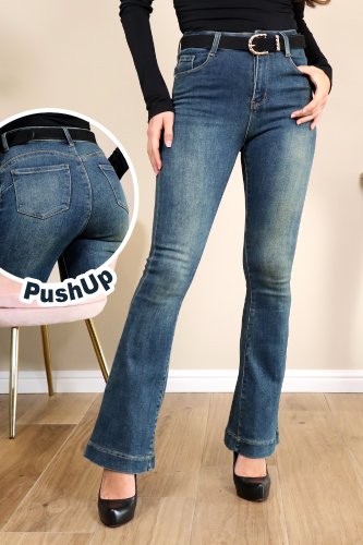 Jean flare Push up Lola