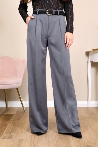Pantalon large gris Elisa