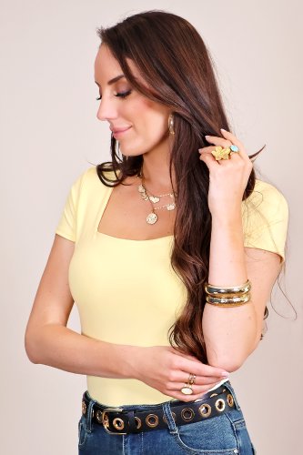 Body galbant jaune Chelsea