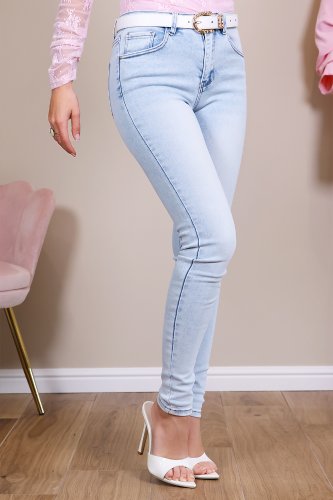 Jean skinny bleu claire Katty