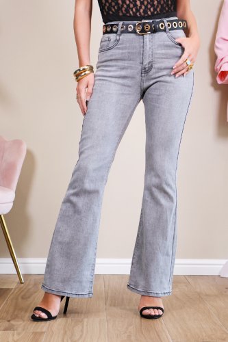 Jean flare gris  Linda