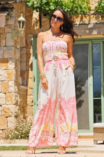 Combinaison bustier avec ceinture