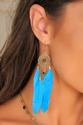 Boucles d'oreilles Plume2