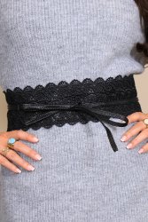 Ceinture noire Lace2