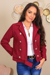 Veste bordeaux Anabelle2