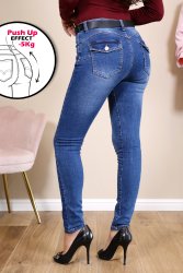 Jean skinny bleu délavé Jane2