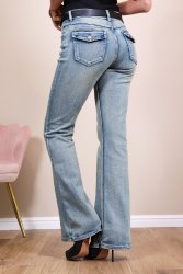 Jean flare bleu Sunday2