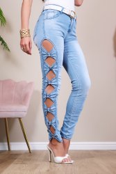 Jean skinny bleu clair Steffy2