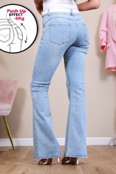 Jean flare push up blushed Céline2