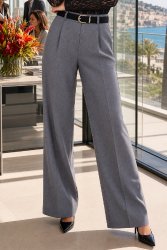 Pantalon large gris Elisa2